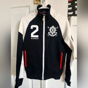 Polo by Ralph Lauren Black and White Bomber Jacket Like New